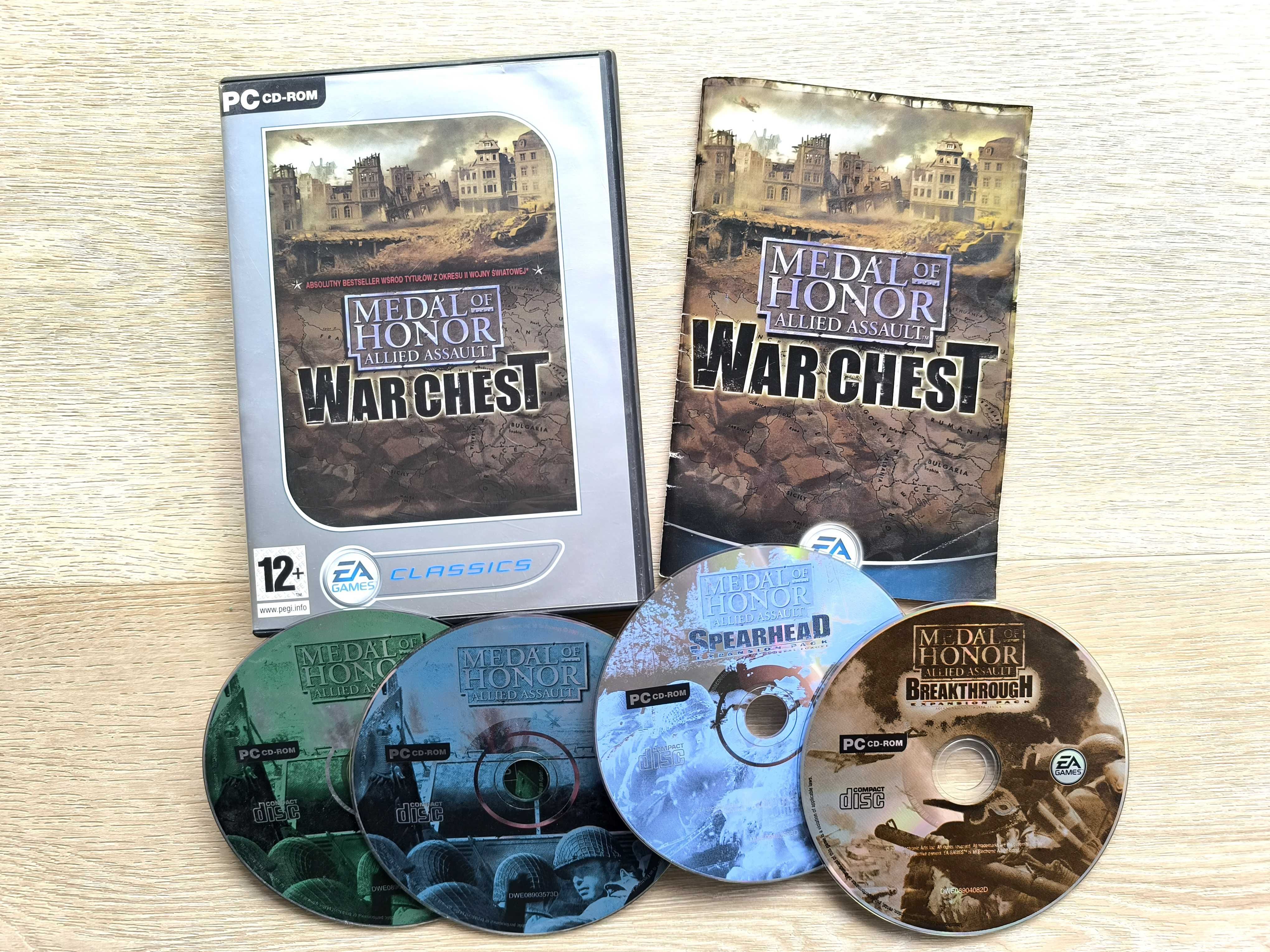 Medal of Honor Warchest - Allied Assault +Spearhead +Breakthrough [PC]
