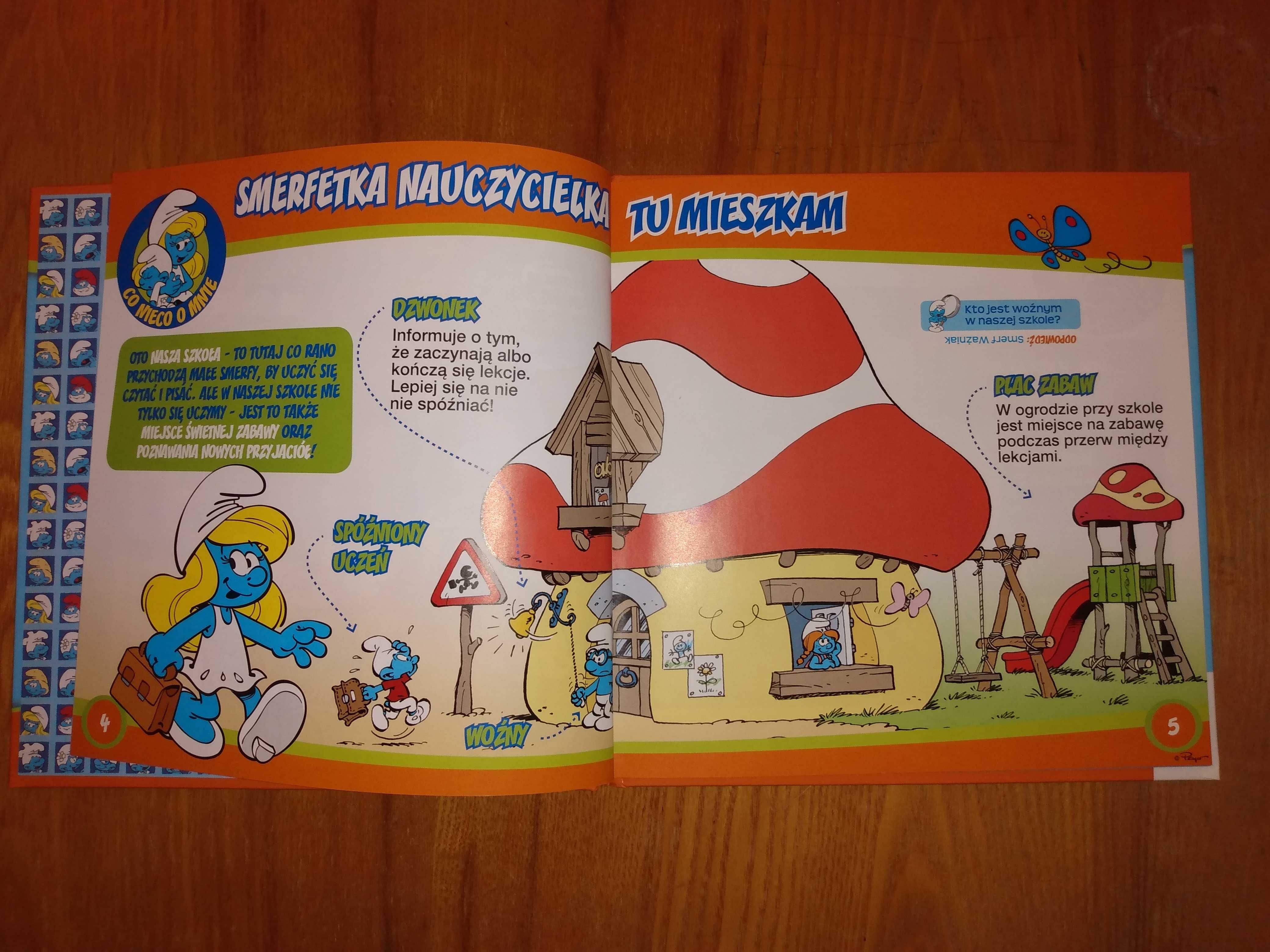 Smerfy - książka - poznajemy zawody świata! Nauczycielka