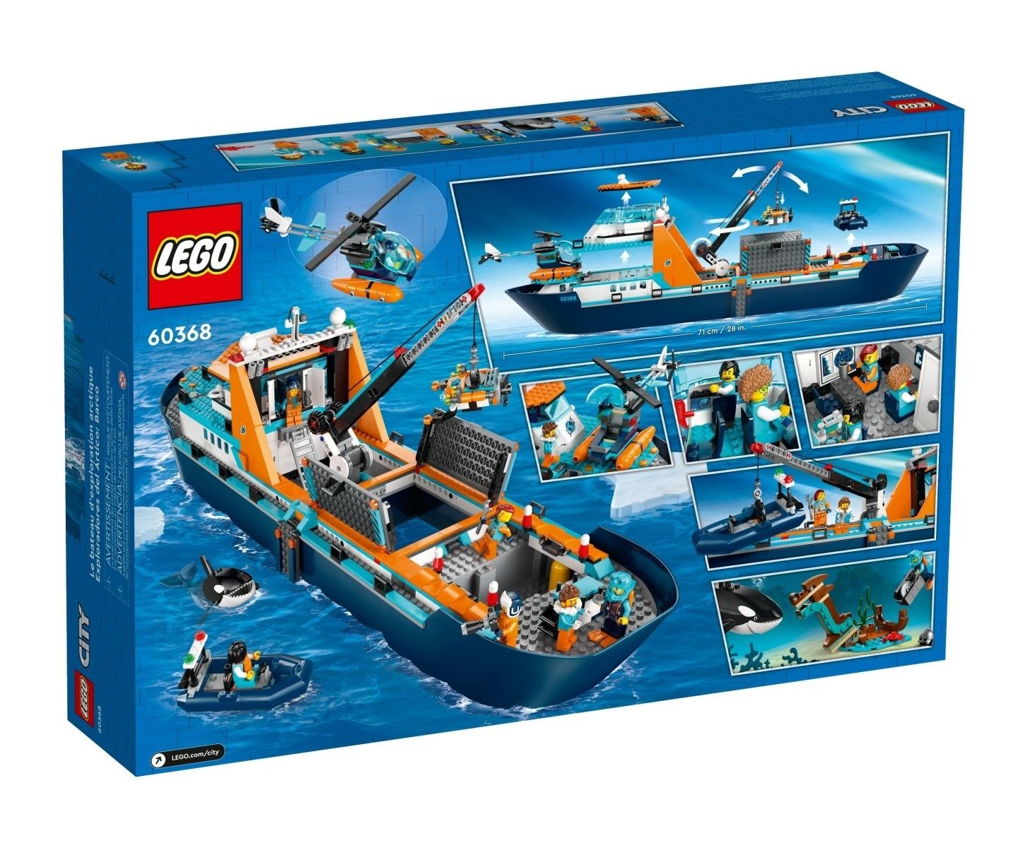 Lego City łódź badacza arktyki nr kat 60368 Nowe!