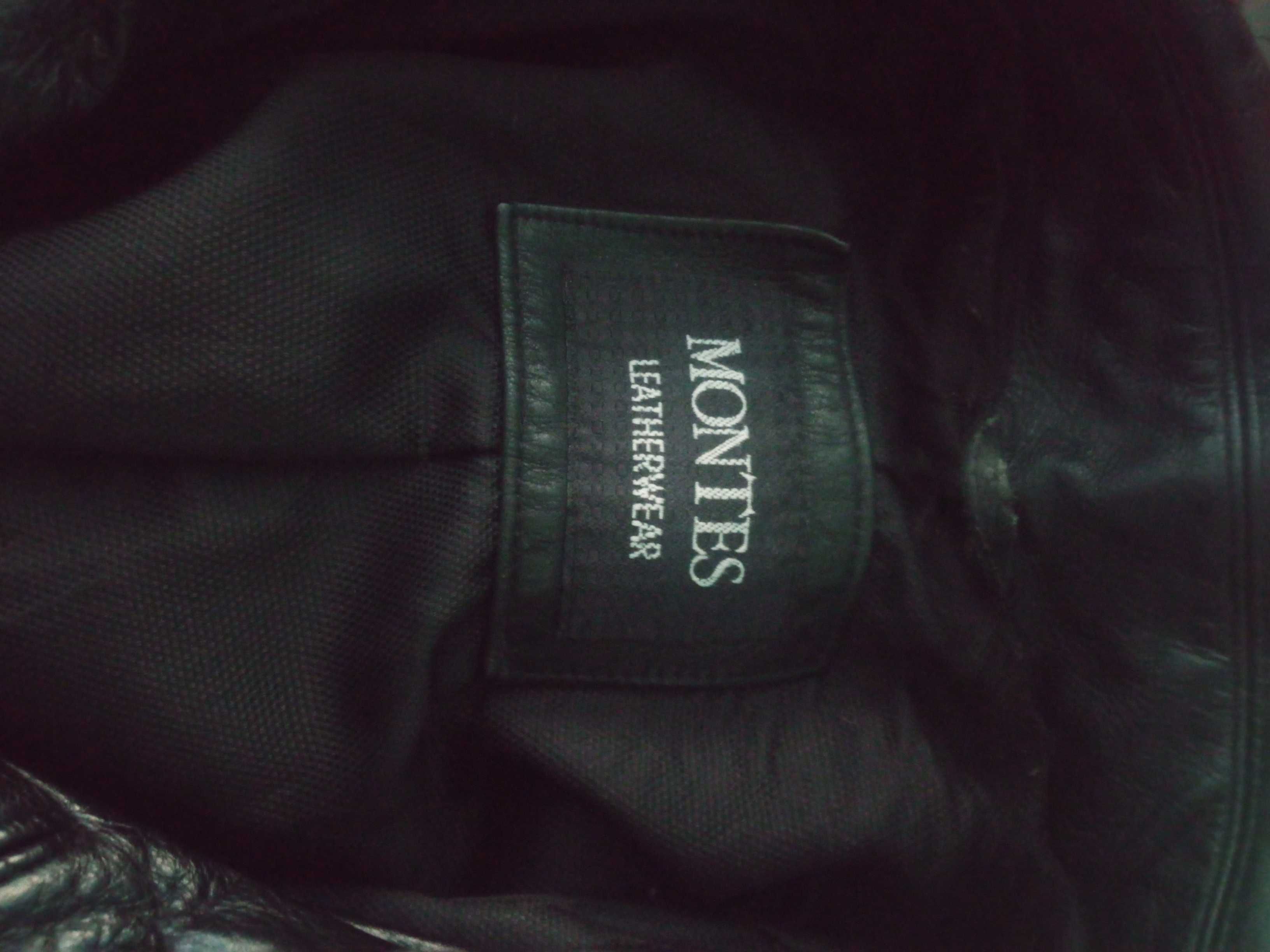 Skórzana kurtka Montes Leatherwear XL czarna