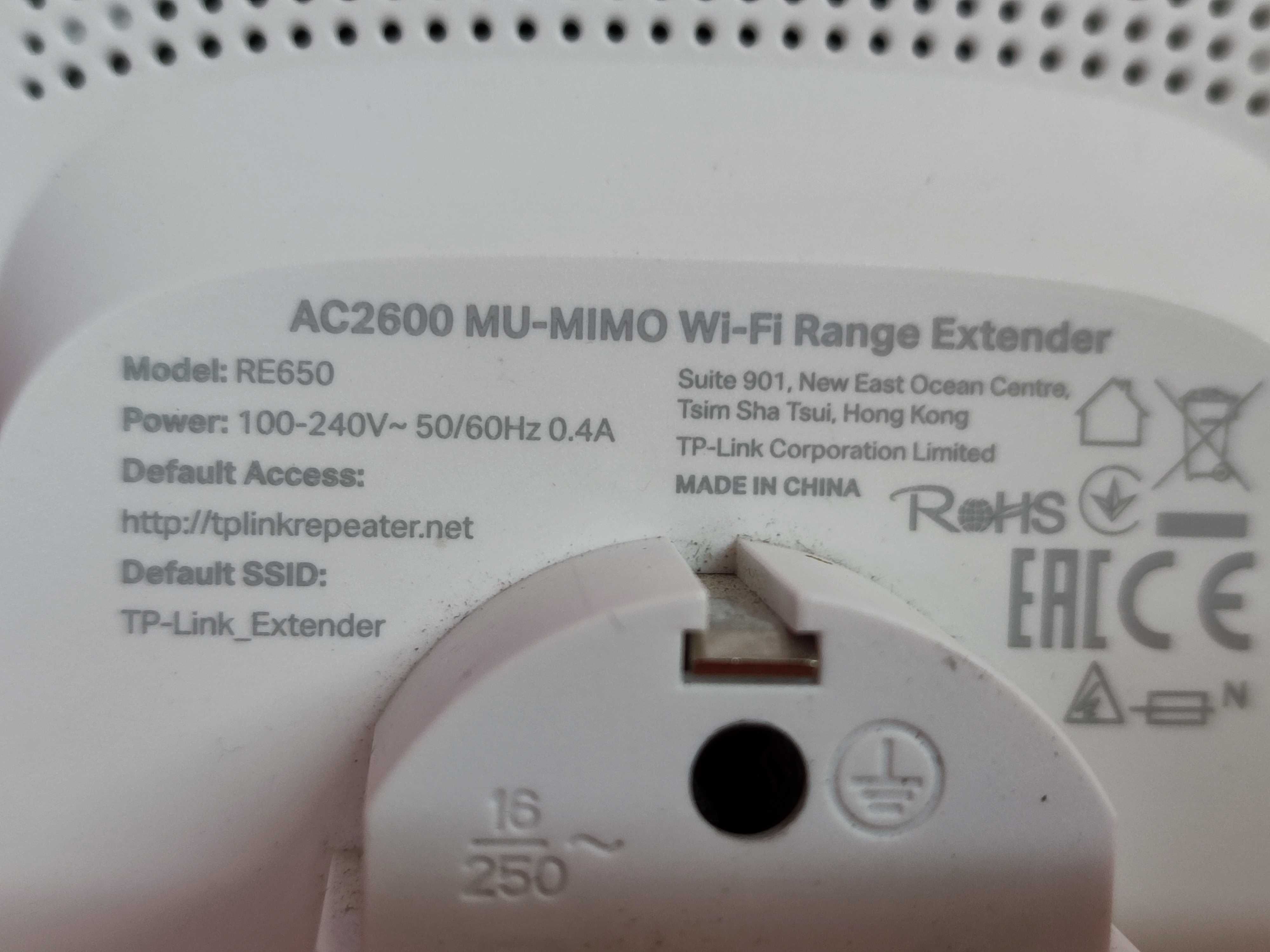 Tp-link RE650 v2.0 Mesh Repetidor Extender