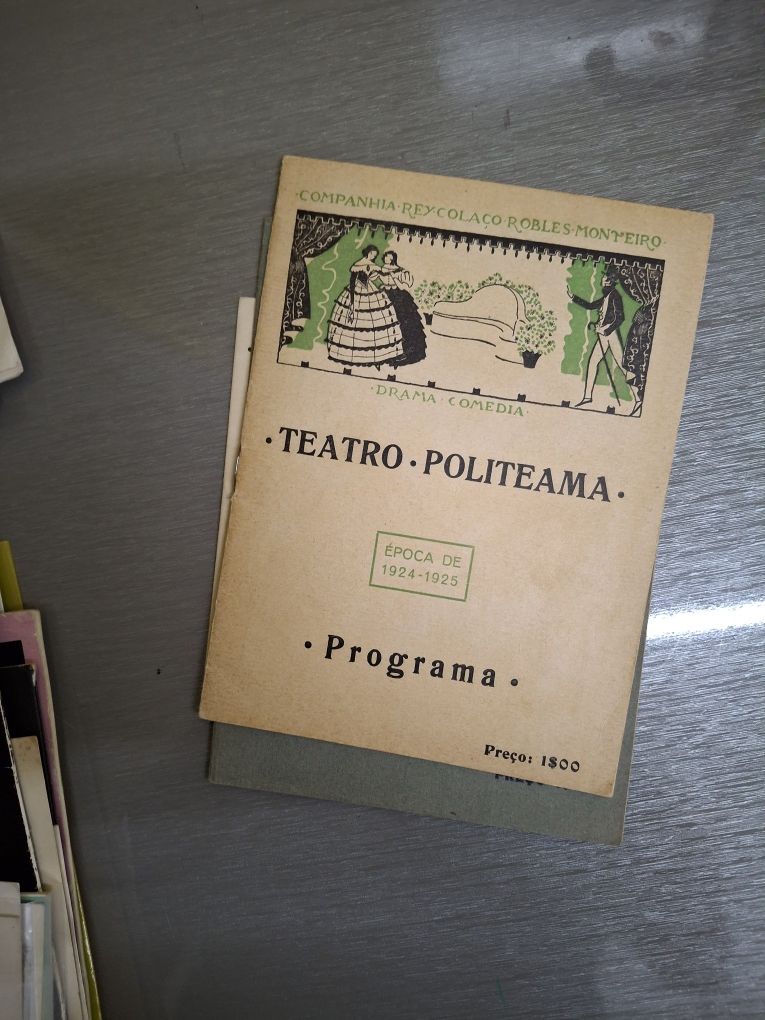 Programas antigos de teatro