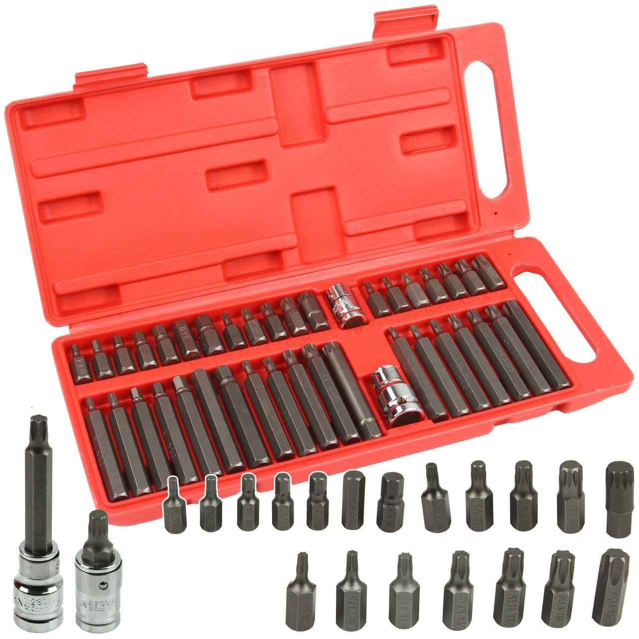 Zestaw Bitów Kluczy IMBUS SPLINE TORX 40 el BITY