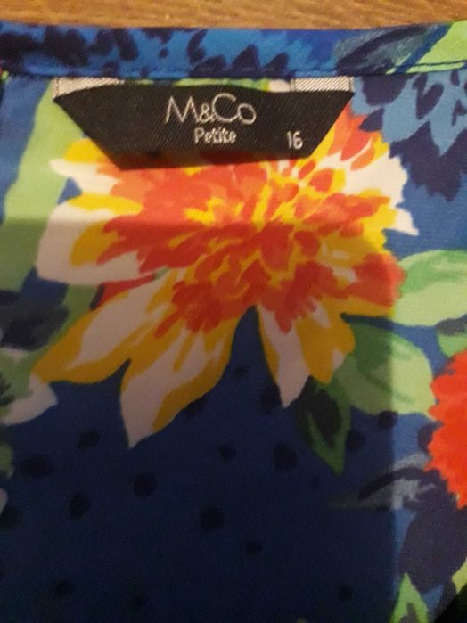 sukienka letnia w kolorowe kwiatki