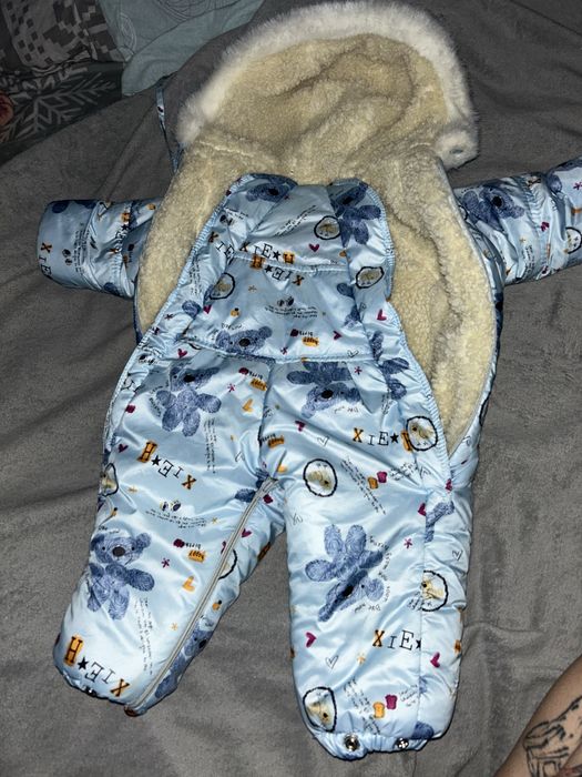 Тёплый зимный комбенизон(конверт)