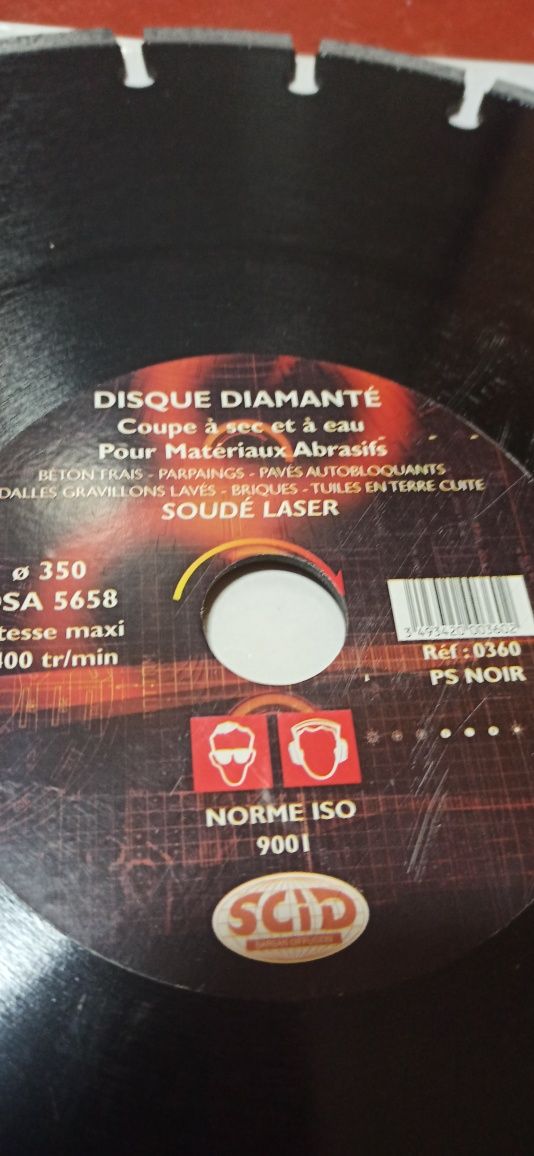 Disco diamante 350 mm