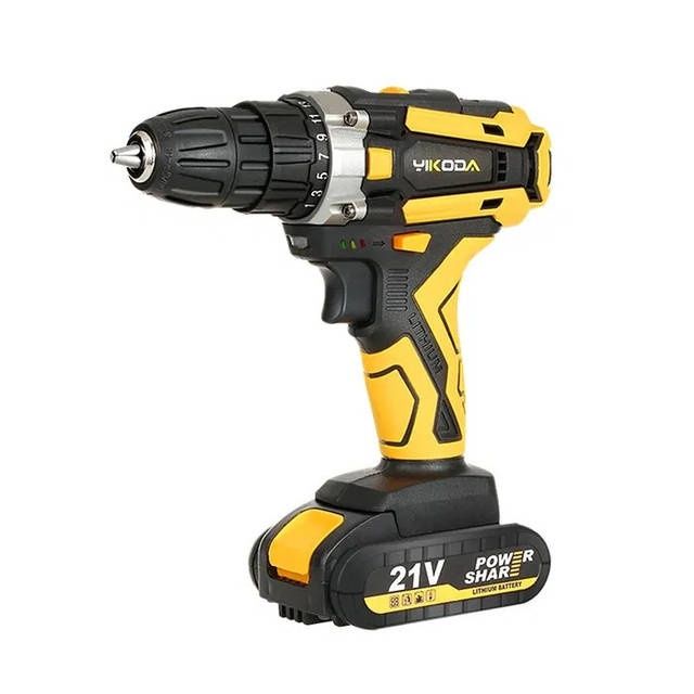 Акумуляторний шуруповерт YIKODA FM21-1 21V потужний бездротовий інстру