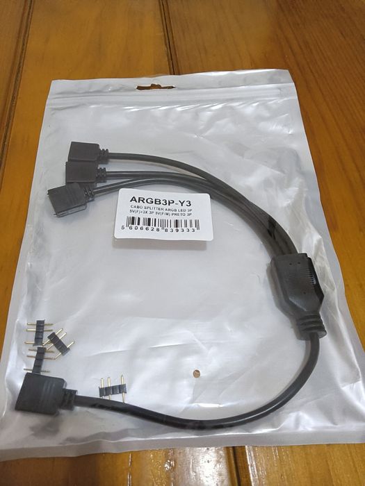 Cabo PC para ligar tiras Led RGB 5v