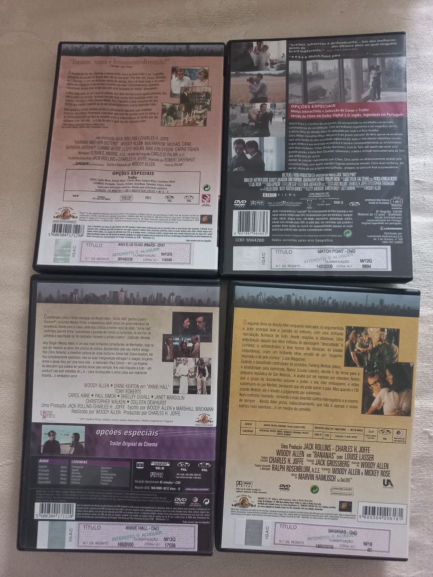 Filmes DVD de Woody Allen