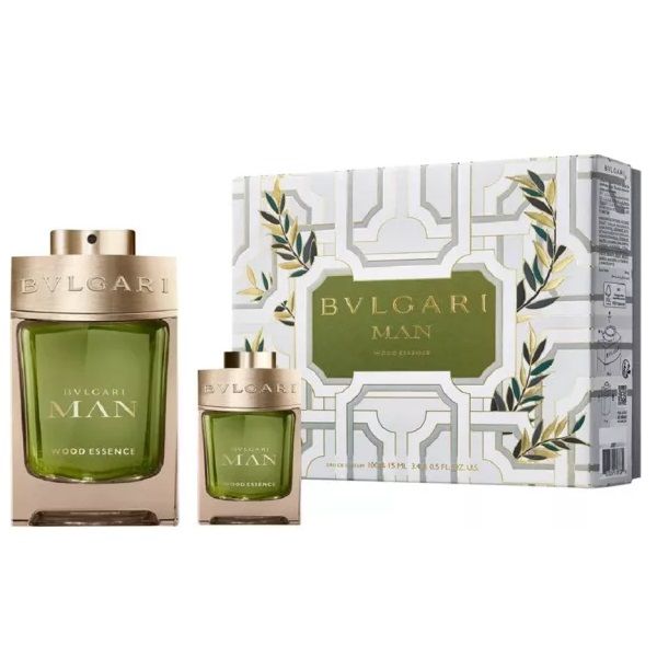 Bvlgari Man Wood Essence zestaw edp 100ml + edp 15ml