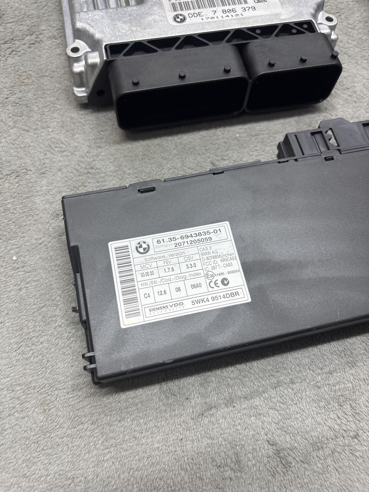 Bmw e60 e61 3.0d 535d zestaw startowy sterownik silnika sprawdzony