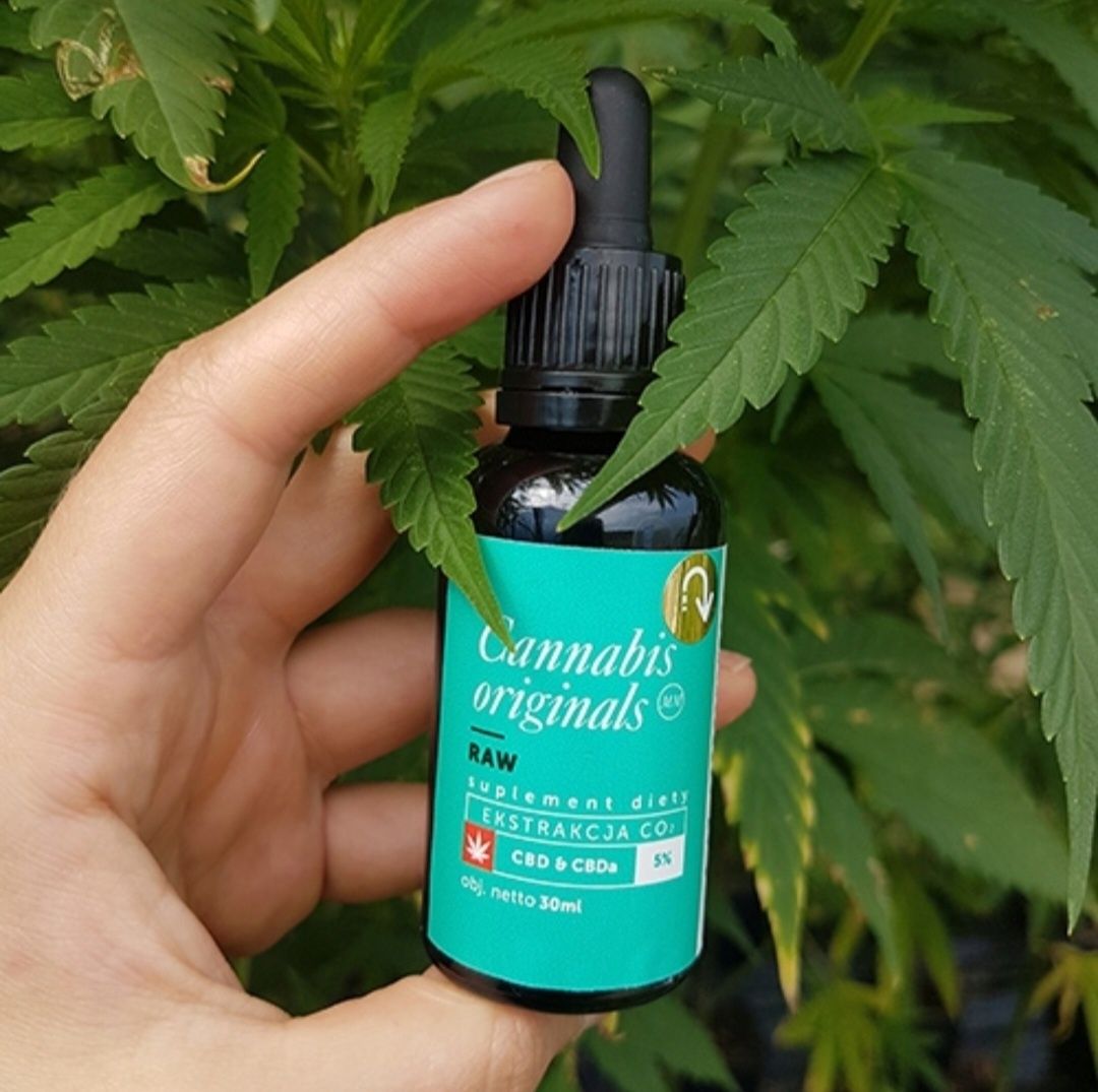Olejek CBD & CBDa, 5%, 10ml, marki Dobre Konopie (RAW, CO2)
