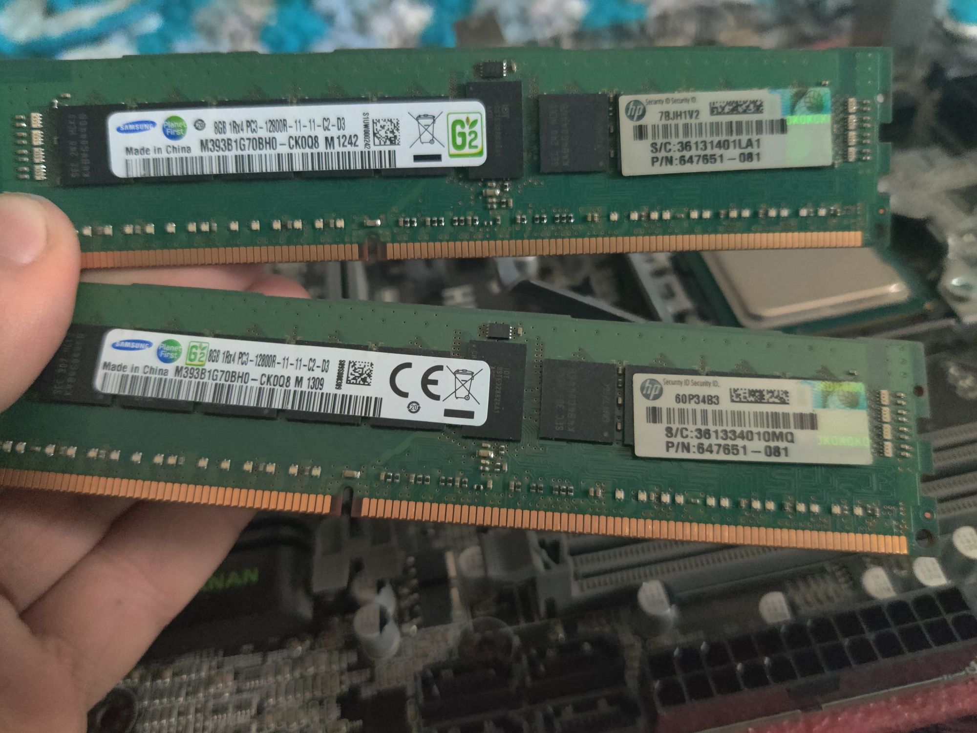 Комплект Huanan lga 1356 + 16 gb ddr3 + процесор e5 2460 v2