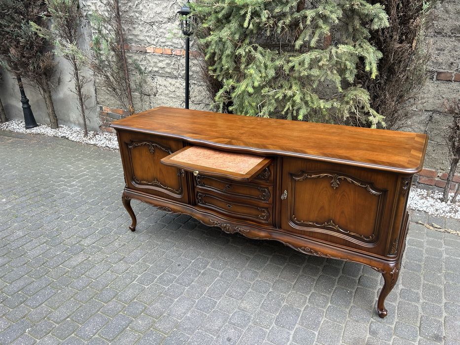 Stylowa Komoda Ludwikowska Ludwik Warrings Stolik TV RTV Po Renowacji