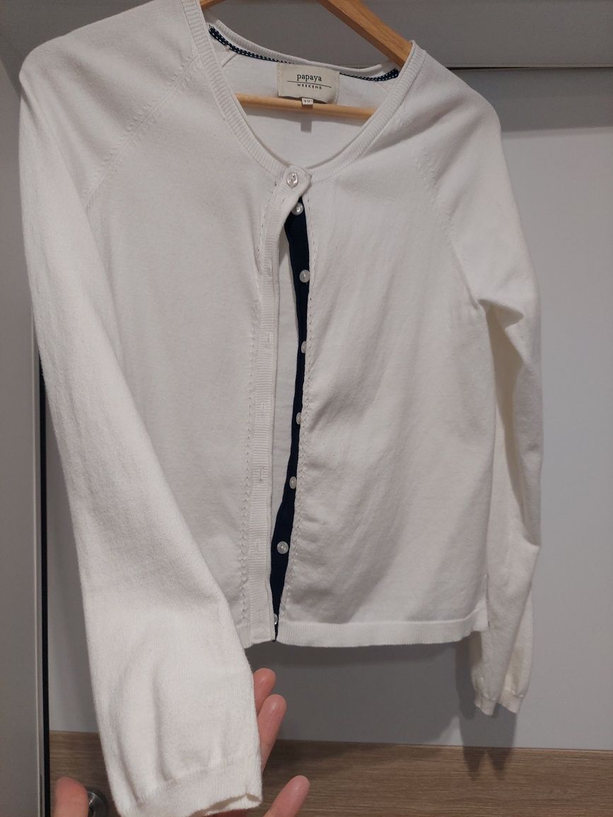 Sweter biały bawełniany rozmiar 40