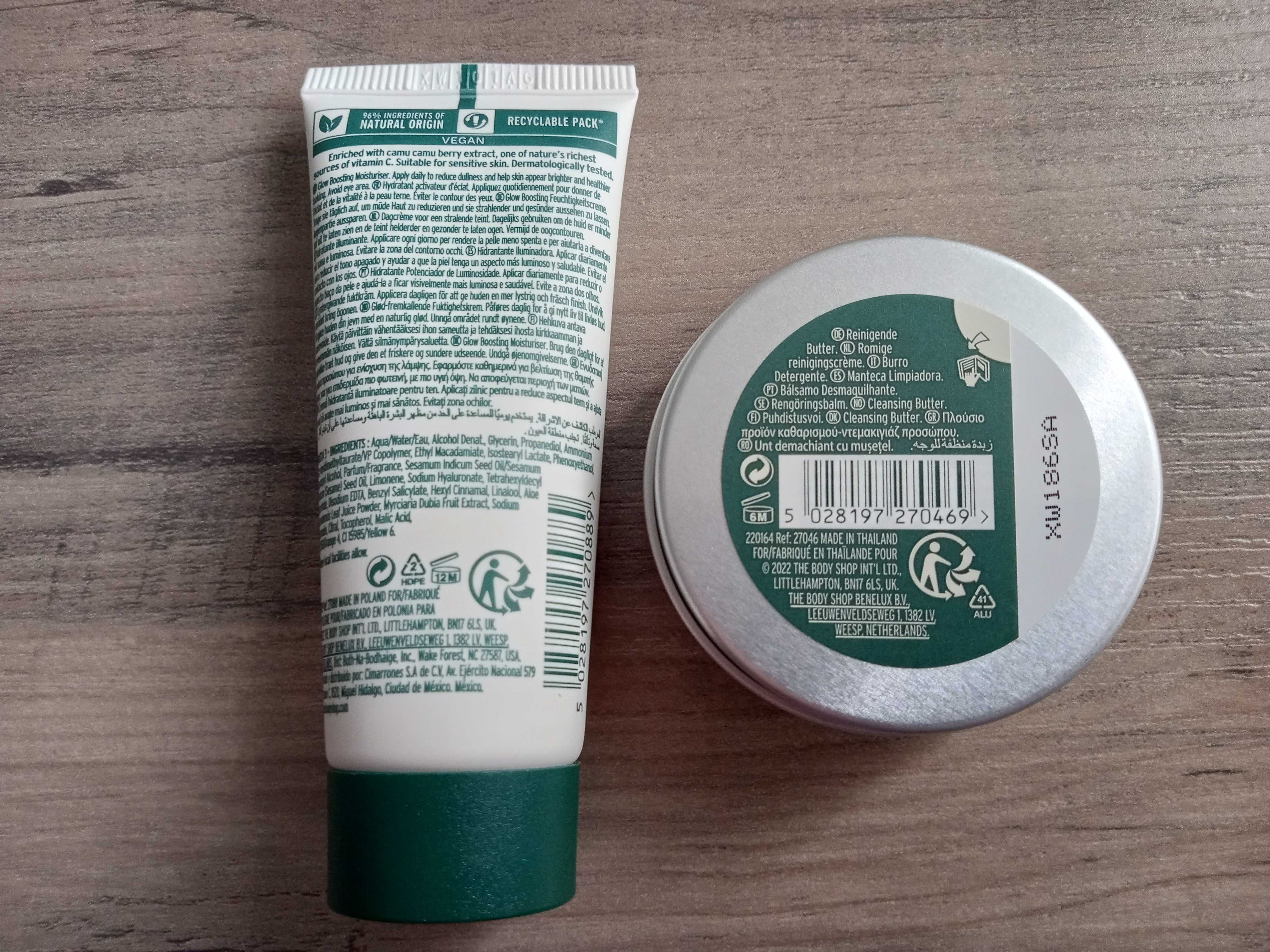 The Body Shop zestaw: Masła do ciała, Kremy do rąk, Pielęgnacja twarzy