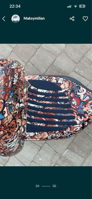 Skymaster Wheels 11 EVO Smart Grafitii Hoverboard Deskorolka