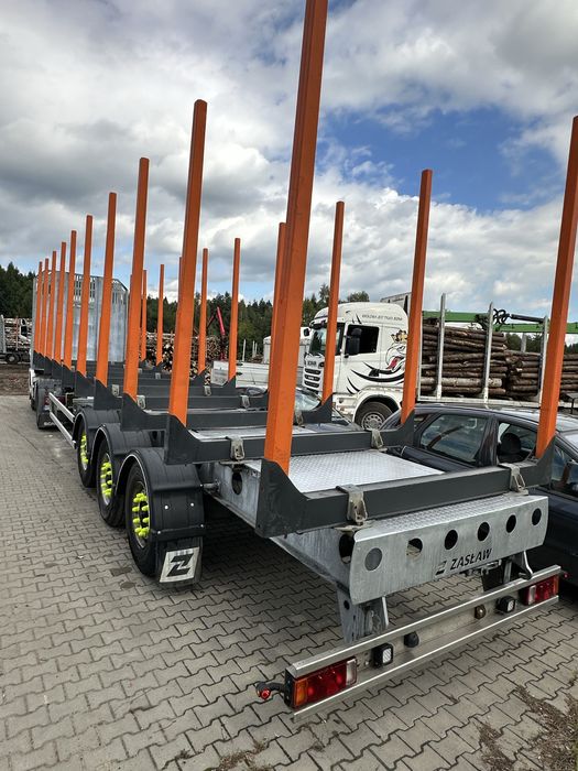 Naczepa do drewna ZASŁAW stan bdb 2019