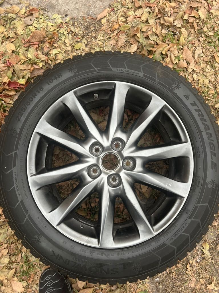 Mazda CX-5/CX-30/6/3 4шт Диски R18 із зимовую гумою та датчиками тиску
