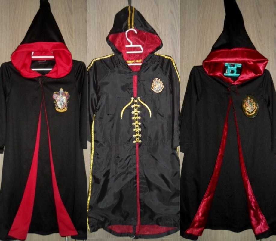 Мантия плащ Gryffindor Гарри Поттер 3-5-7 лет рост 98-110-122 см