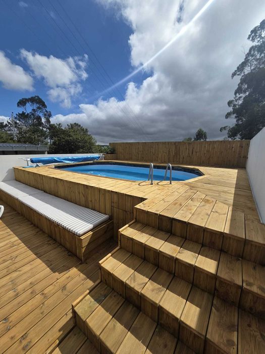 Moradia t3+1 com piscina no centro de Sanfins de Ferreira - A+
