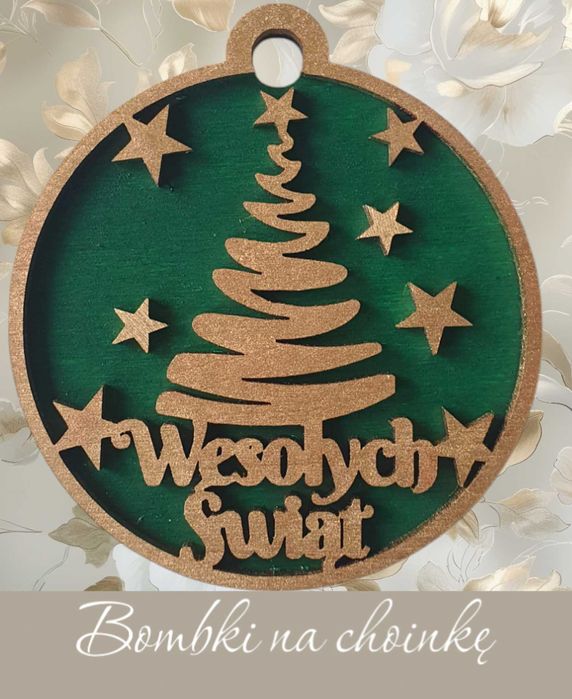 Zawieszki na choinkę jako podziękowania,upominek dla gości,pracowników