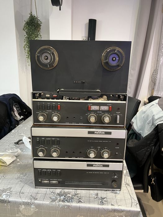 Zestaw Revox A76 + A77 + A78 – klasyka hi-fi Studer / Revox