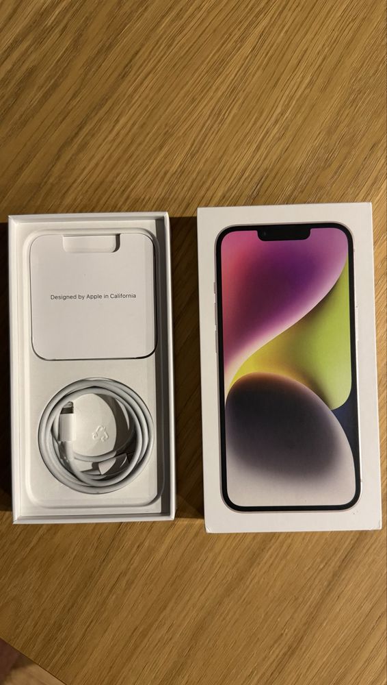 Apple iPhone 14 128GB Starlight + etui