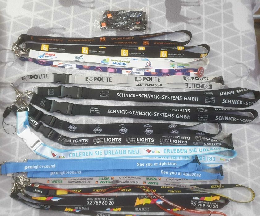 Kolekcja 34 smyczy Orange Master Card Nokia LG Samsung