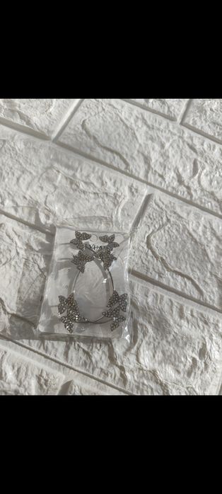Кафф серьги Бабочки