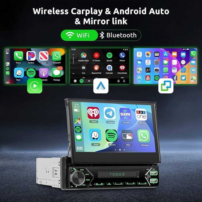 7,0-calowy odtwarzacz samochodowy RADIO MP5 FM z radiem wysuwany ekran