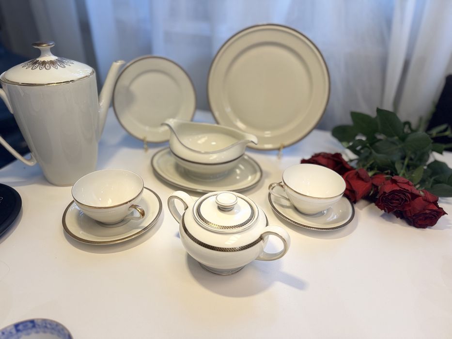 Rosenthal + Bavaria cервіз з золотом, чайні двійки, кавовий сервіз