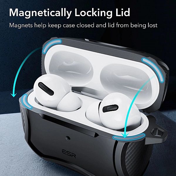 Esr Cyber Armor Halolock Magsafe Apple Airpods Pro 1 / 2 Black