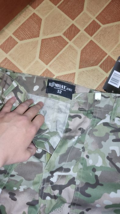 Штаны Комбат, BRITISH, 32 размер Военная форма, камуфляж
