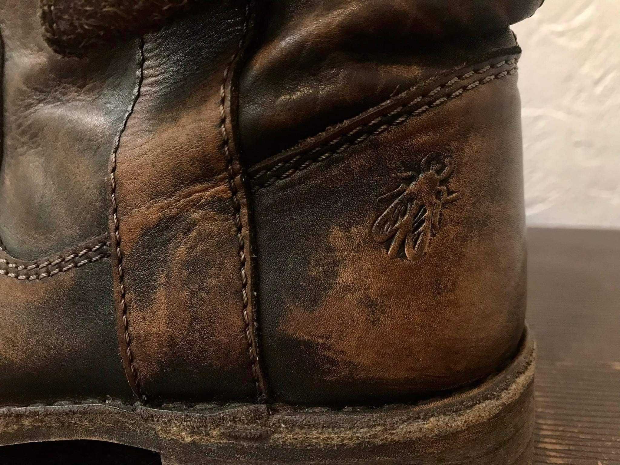 Botas FLY LONDON #T38 #pele #castanho #bom estado