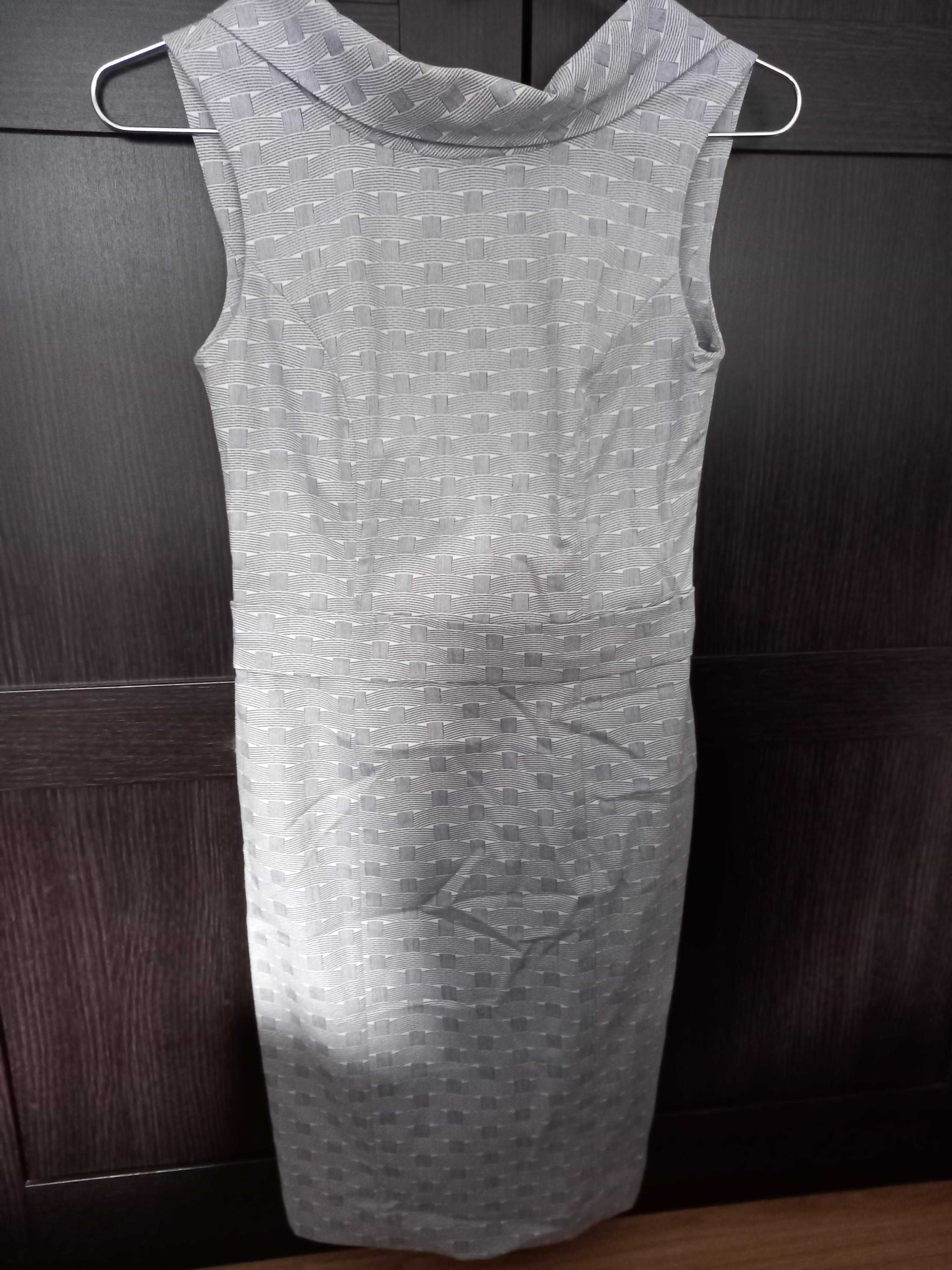Vestido azul/branco, Globe, Tam 34 (Portes incluídos)