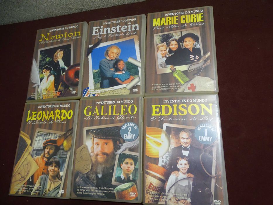 Inventores do mundo-Conjunto de 6 filmes
