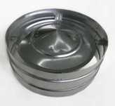 Chapéu com aba inox