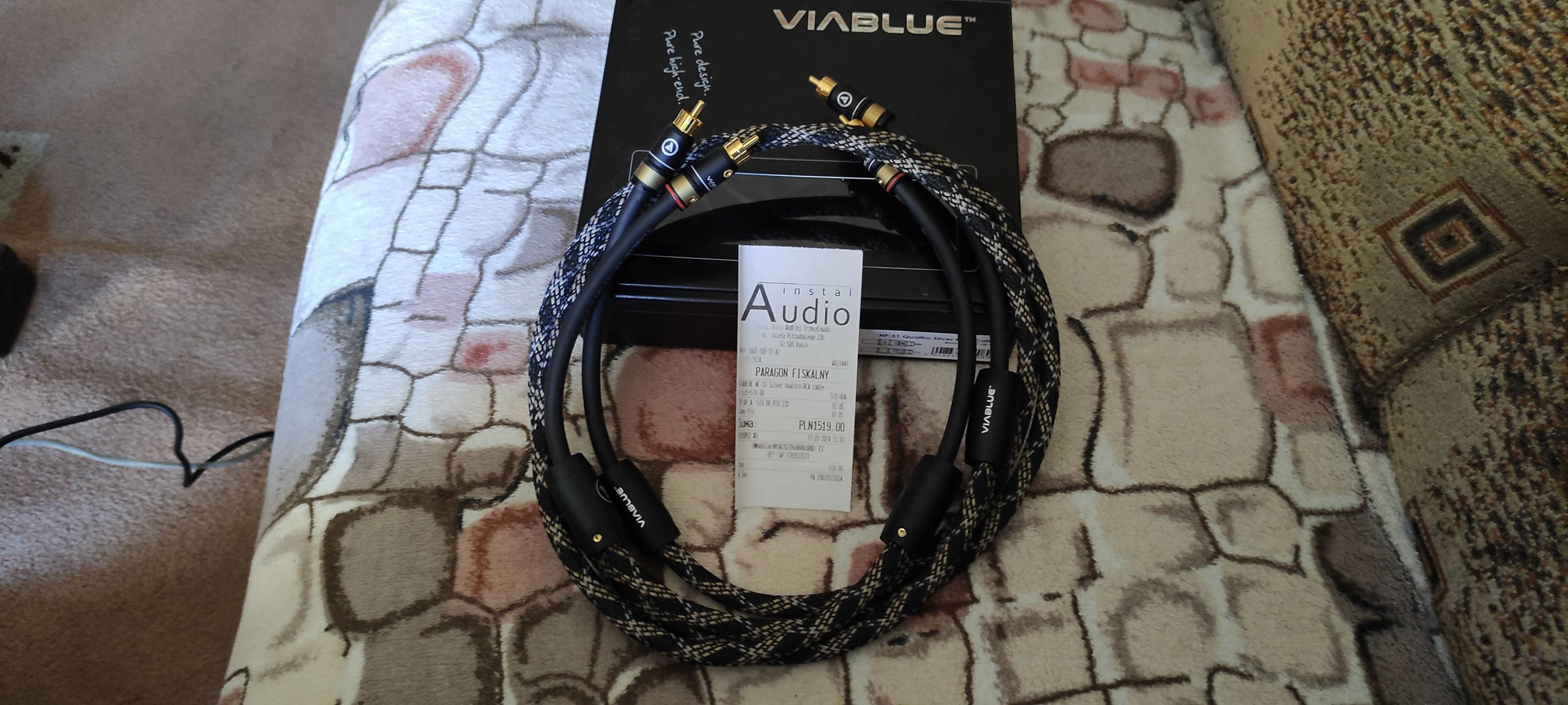 ViaBlue NF-S1 Silver 2x1m RCA