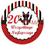 Opłatek na tort Urodziny Pies Piesek
