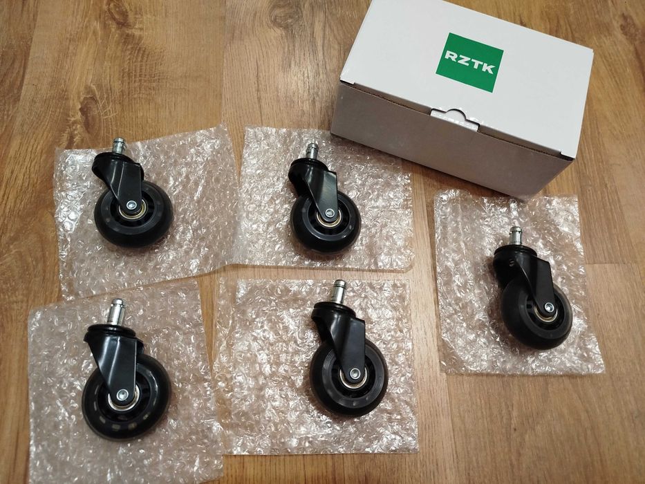 Ролики (колеса) прогумовані RZTK для крісел