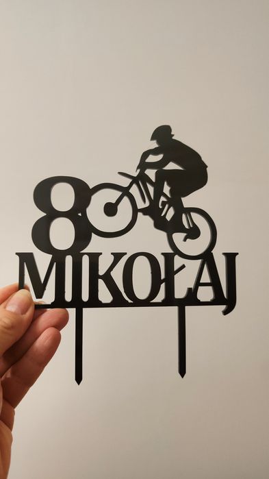 Topper ozdoba na tort Mikołaj 8