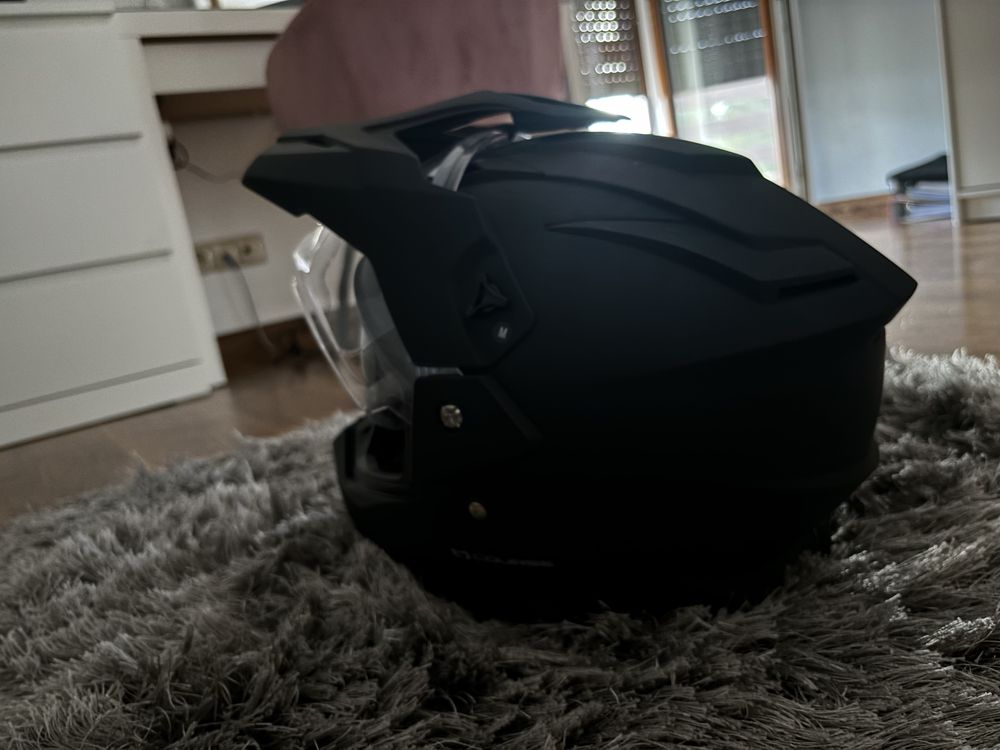 Kask adventure course drift matowy czarny rozmiar M