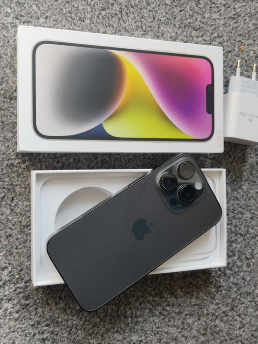 iPhone 14 Pro 256GB SPACE GREY BLACK Czarny Bat98% GWARANCJA