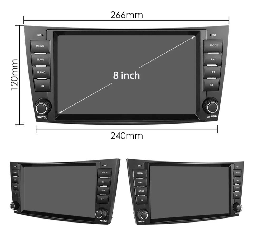 Radio Android Mercedes E W211 G W463 Klasa CLK W209 CLS W219