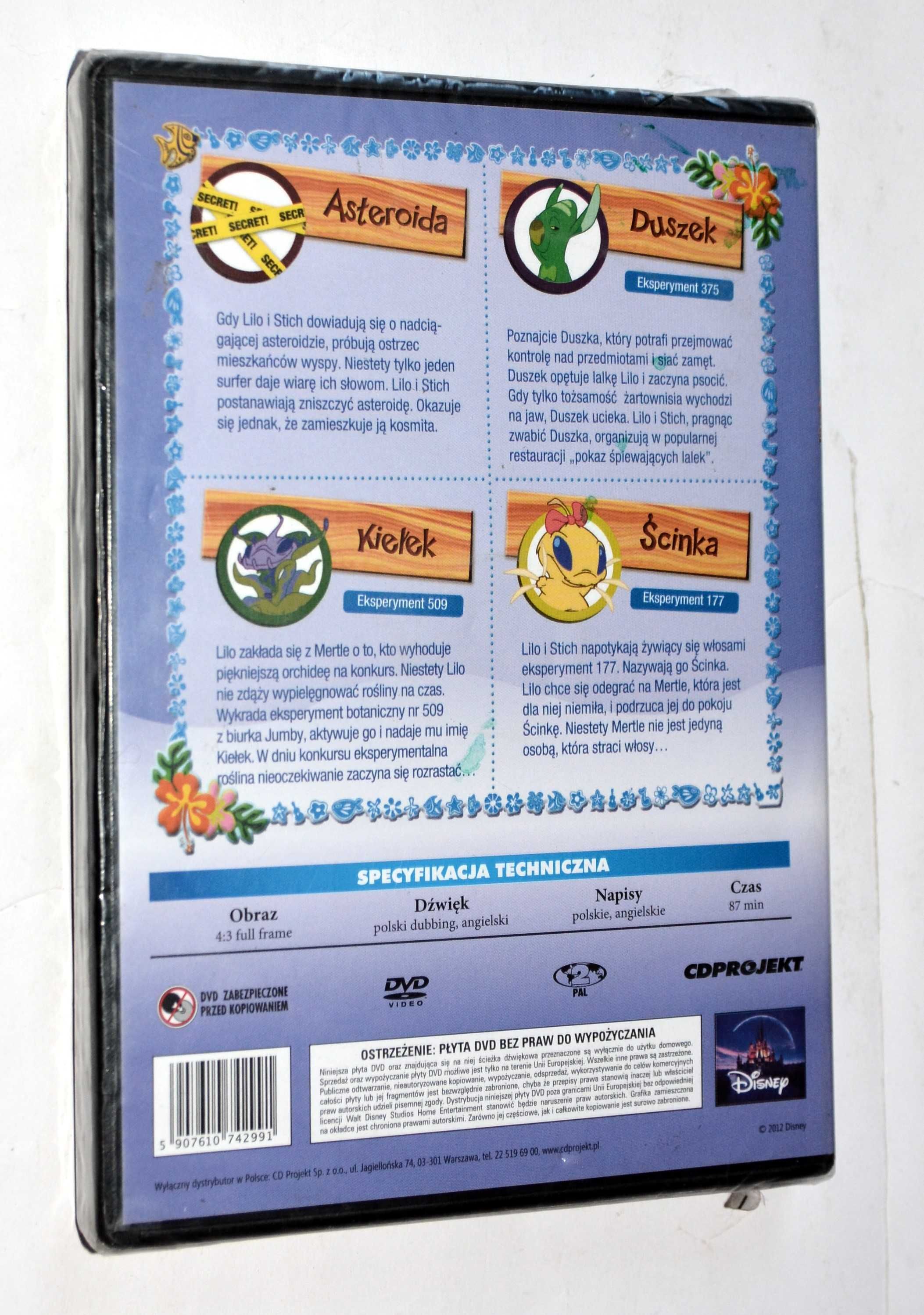 Lilo i Stich Przygoda 3 (DVD)