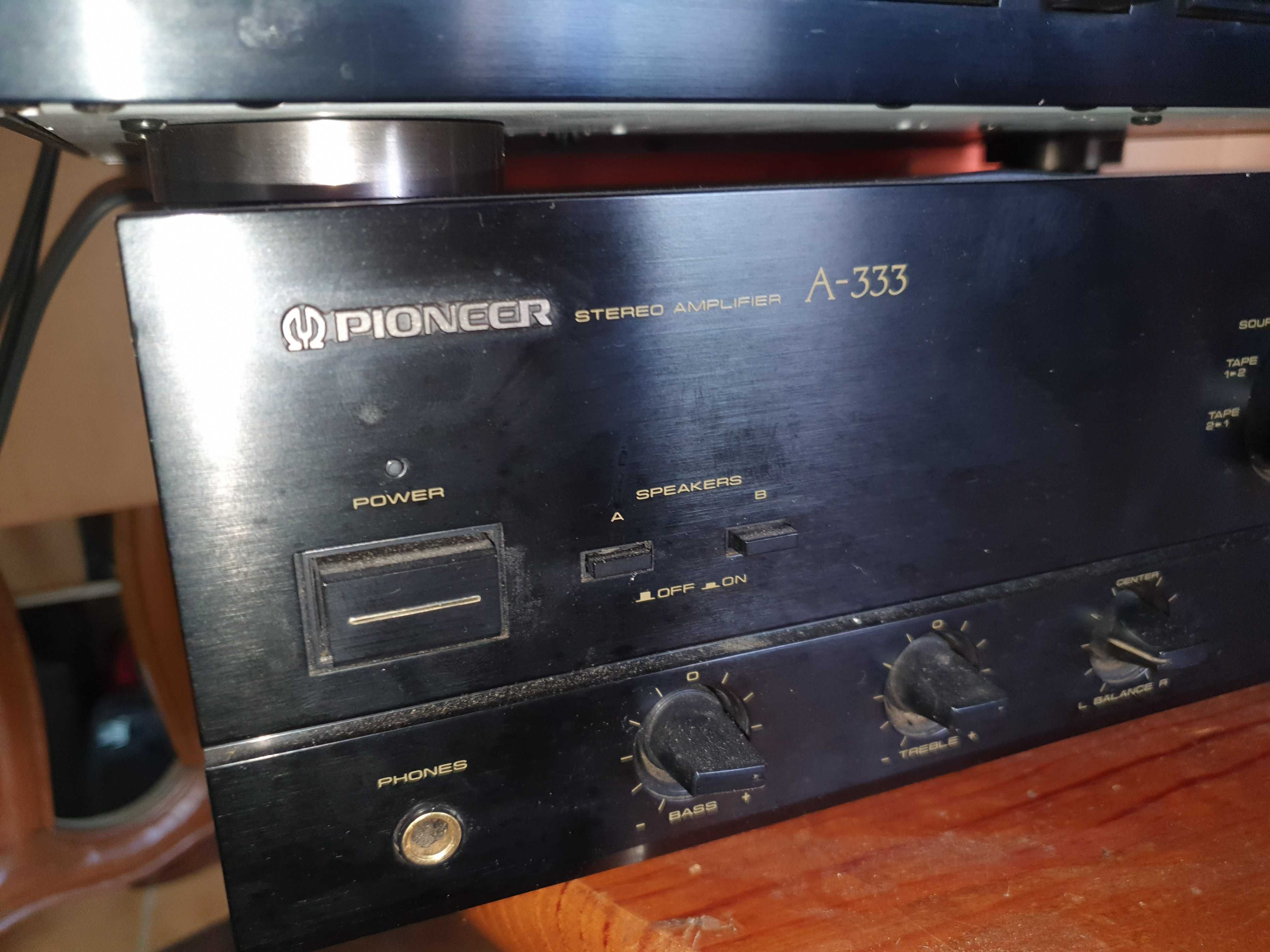 Pioneer Amplificador A 333 / YAMAHA rádio tx 480/ deck KX-W321 k7