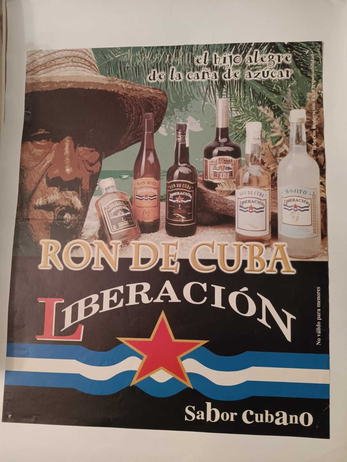Cartazes relacionados com Cuba e Palestina