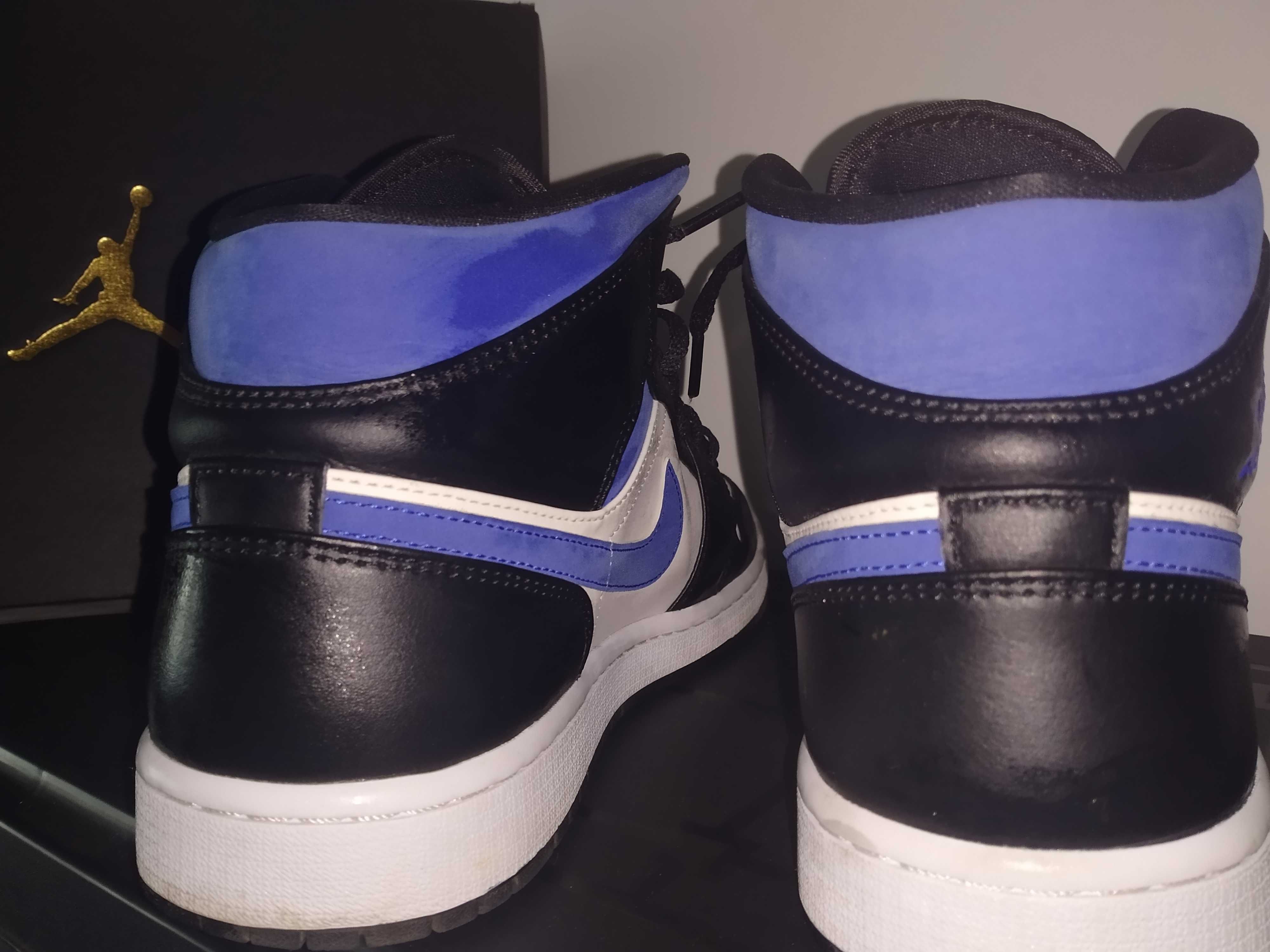 Vendo Jordan 1 Mid White Black Racer Blue originais com caixa