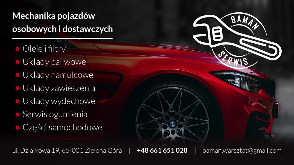 Warsztat samochodowy - mechanik samochodowy - serwisy - wymiana opon